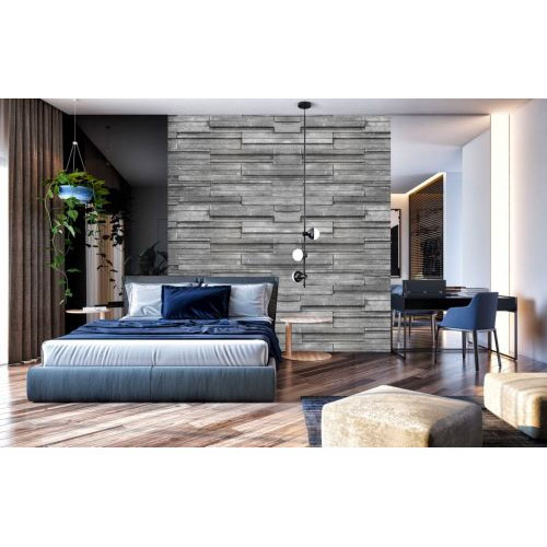 Seamless texture, background, stone decorative black slate wall